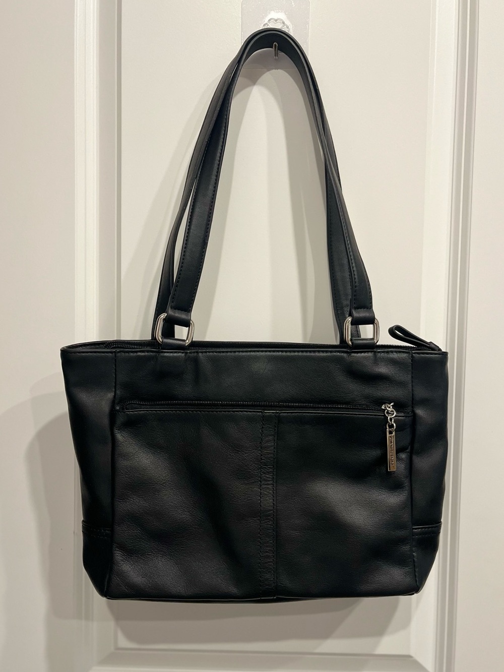 Giani Bernini Napa Classic Leather Black Tote